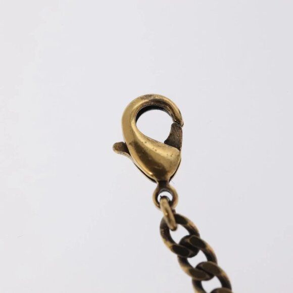 LOUIS VUITTON LV Wood Necklace metal Dark Silver MP2818 LV Auth 95075 - Picture 6 of 16